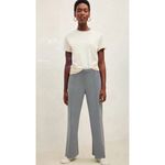 MM LaFleur Pants Womens 0 Gray Origami Suiting Wesley 1.0 Trousers Stretch Photo 2