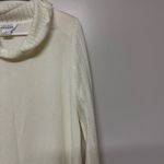 Misook  Womens Cream Cowl Neck Minimalist Office Sweater sz‎ Large Photo 7