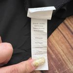 Karen Kane Women Chiffon Long Sleeve Tie Bow V-Neck Black Pullover Blouse Large Photo 8