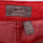 Chico's  So Slimming Red Ankle Crop Jeans Pants Size 4 Photo 2