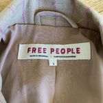 Free People - Striped Blazer in Beige and Purple Photo 2