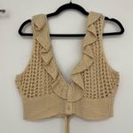 BCBGMAXAZRIA  Crochet Crop Bra Top Photo 6