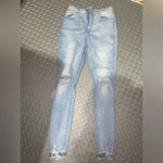 DL 1961 Chrissy ultra high distressed jean fall casual skinny denim revolve $200 Photo 1