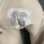 Converse  high top platform sneakers tan beige neutral unisex size 10 womens Photo 5