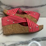 Lucky Brand NWOB Women's Coral Cross Strap Cork Wedge Miller Sandals Sz 7.5 Photo 4