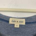 Cloth & Stone  Boatneck Ombré Navy Blue Sweatshirt Size Small Photo 1