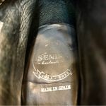 Sendra Black Suede Ankle Moto Boots with Three Buckle Straps and Zipper Size 39 Photo 9