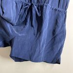 Joie  Silk Scoop Neck Romper Playsuit Navy Blue size XS Photo 7
