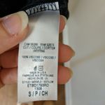 Ella Moss  Black Striped Cap‎ Sleeve Tee Photo 5