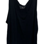 Christina Lehr Women's Black Sleeveless Scoop Neck Tank Top Size XL Cotton Photo 0
