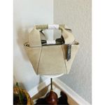 Vince Camuto VINCE CAMUTO Janya Top Handle Leather Crossbody Tote Hobo Bag, Khaki, NWT Photo 5