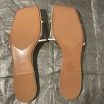 ZARA White and Brown Minimalist Sandals - New Photo 1