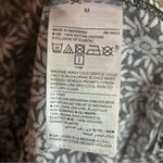 Old Navy Floral Black and White Sun Fit n Flare Dress Sz M Photo 5