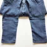 Free People  Blue Denim Jeans Size 25” 2 Skinny Tapered Ankle Mom Jean Waist Photo 3