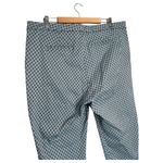 NYDJ Pants Womens 20W Everyday Trouser Capri Lift Tuck Technology Geometric Blue Photo 4