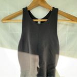 Athleta  Winona athletic mixed media ribbed flowy midi Dress xs black Photo 3