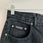 NY Jeans Vintage Black Denim Straight Leg Classic Petite High Waist Mom Jean Photo 3