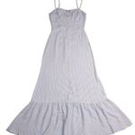 Reformation NWT Prairie in Jane Purple Check Gingham Maxi Tank Dress 4 $218 Photo 0