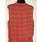 Hilary Radley Women's Lined Layered Sheer Tunic Midi Dress Orange Size 6 Photo 7