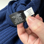 Lane Bryant  Womens Peplum Knit Zip Front Cardigan Sweater Navy‎ Blue Sz 22/24 Photo 8