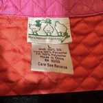 The Quacker Factory Jacket Women L Bright Pink Silk Quilted Rhinestone Zipper Size L Photo 1