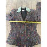 Armani Collezioni Vintage Tweed Wool Jacket Colorful Nubs Sz 6 Made n Italy Photo 6