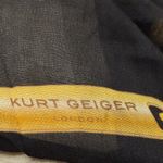 Kurt Geiger  Black and Gold Chain Scarf Photo 1