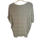 Andree by Unit  Women’s Sz S Green Knit Slouchy Top Short Dolman Sleeves Stretch Photo 5