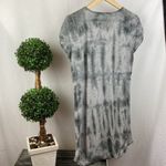 Miss Me  Gray Chain Embellished Short Sleeve Tunic Tee T Shirt Top M Photo 2