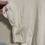 Aerie  White Pocket T-Shirt Relaxed Fit Short Sleeve Casual Womens Top‎ Photo 6