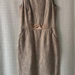 Ports 1961 women's 4 tan/oatmeal/heather sheath dress preppy ivy workwear Tan Photo 0