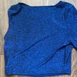 Dream Bandits NAVY RUNNING WILD ASYMMETRICAL CROP TOP Photo 2