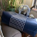 Tory Burch Authentic  T-Block leather Tote/lg zip wristlet Photo 4