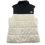 The North Face  Black and Cream Puffer Vest Photo 1