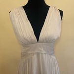 ASOS 🛍️ DESIGN Bridesmaid Blush Ruched Bodice Drape Maxi Dress Wrap Waist Sz 6 Photo 5