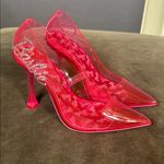 ALDO Barbie x  Barbiestessy Collection Pink Translucent Pointed Toe Pumps 7.5 NEW Photo 1
