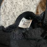 Christian Dior  Black Sheer Floral Lace Teddy Bodysuit Photo 1