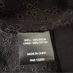 Helsa NEW NWT  Petite Eyelet Garden Off The Shoulder Midi Dress In Black Photo 12