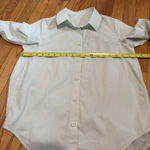 Lululemon  Full Day‎ Ahead Button Front Shirt in Pastel Green Size 4 Photo 8