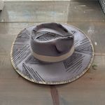 Original USA Gray Geometric Design Cowgirl Hat NWT Photo 1
