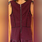 Saks 5th Avenue Saks Fifth Avenue RED LABEL Geo Print Drop Waist Dress w/ Leather Trim Vintage‎ Photo 7