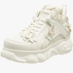 Buffalo London Cloud Butterfly Women’s White Platform Sneakers Size 10.5 Photo 1