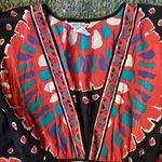 Trina Turk silk blend kimono waist tie resort beach dress, size medium Photo 2