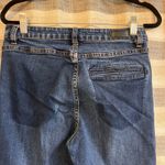 Elan  Darkwash Distressed‎ Hem Jeans Size Medium Photo 6