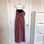 Hutch Anthropologie  Plaid Bow Jumpsuit Photo 6