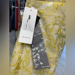 Yellow Floral Strapless Mini Dress sz 18 Photo 2