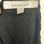 Francesca’s Black Floral Velvet Burnout High Low Keyhole Back Goth Whimsigoth Size M Photo 7