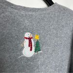 Croft & Barrow Vintage ‎ Christmas fleece button down size medium Photo 4