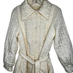 Vintage Belted Robe With Pockets as‎ is Yellow Size M Photo 1