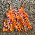 PPLA 🌺 NWT  orange floral tank top Photo 0